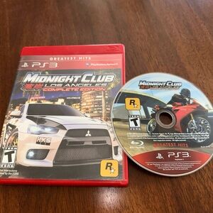 Midnight Club Los Angeles Complete Edition PS3 Game. CIB